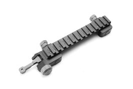 Scope Riser Rings Scope Ring Riser W/Flip-Up Rear Sight for Flap Top