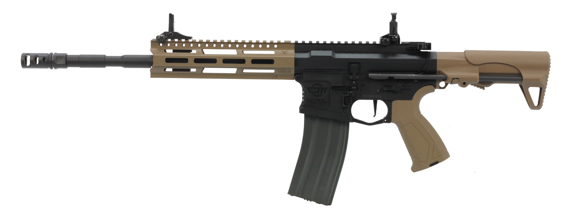 G&G Armament CM16 Raider L 2.0E in Black and Tan Two Tone