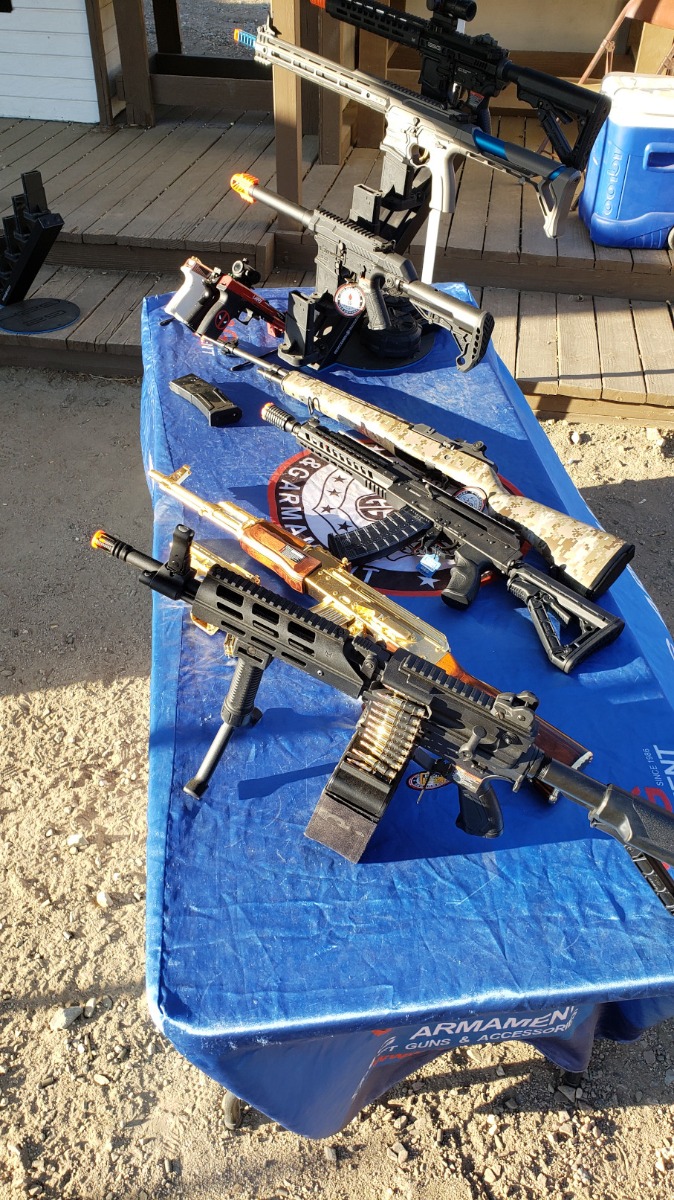 Some G&G Rifles on Display